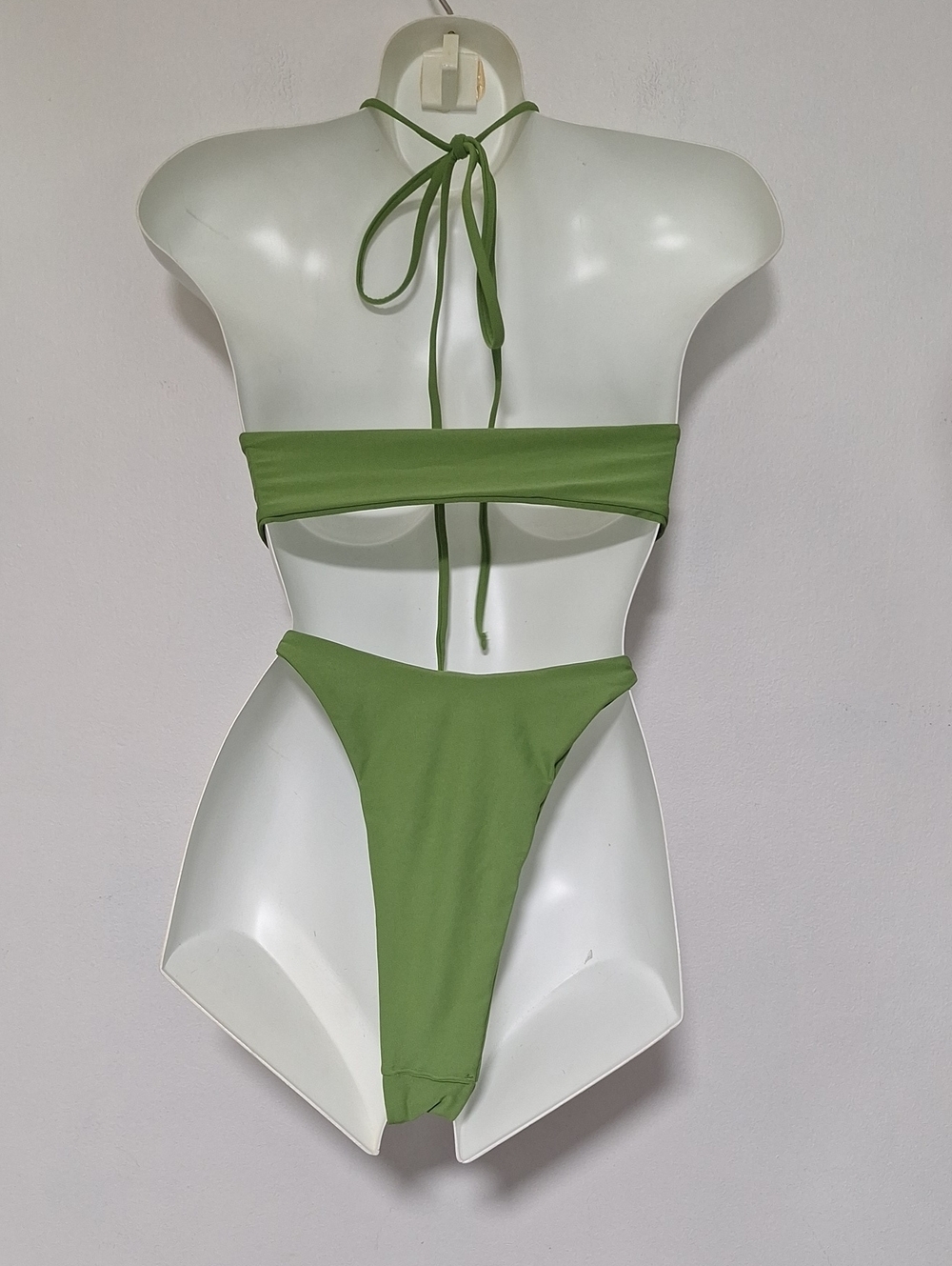 Green Triangle String Bikini Set - Picture 4 of 6